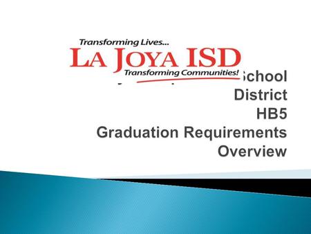  Students will identify the Foundation High School Program Graduation Requirements.  Students will identify minimum course requirements at their college.