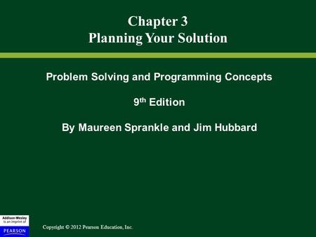 Chapter 3 Planning Your Solution