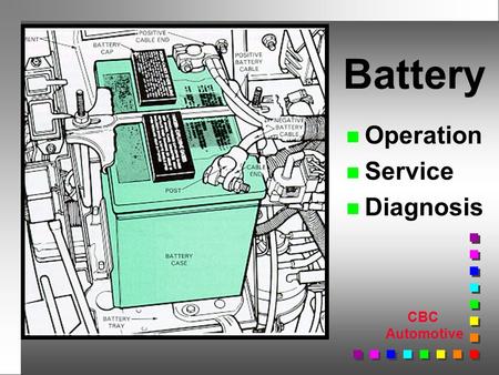 CBC Automotive n Operation n Service n Diagnosis Battery.