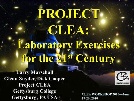 clea astronomy