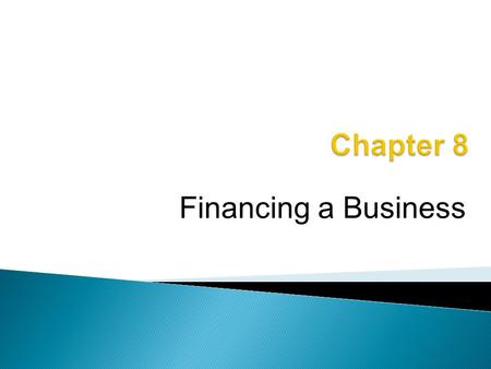 Financing a Business. When starting a business, an entrepreneur must combine: o 1. Human Resources— Employees and Managers o 2. Natural Resources—Products.