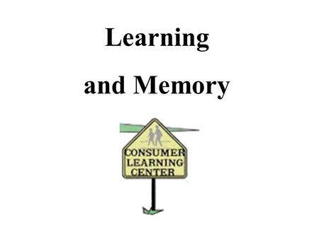 Learning and Memory. What is Learning? A change in Behaviour caused by experience What is Consumer learning?