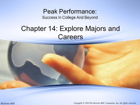 Peak Performance: Success In College And Beyond