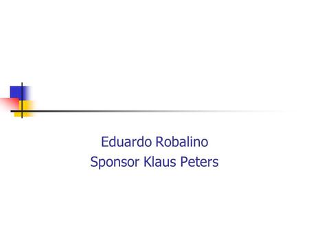 Southern Connecticut State University Exit Survey Eduardo Robalino Sponsor Klaus Peters.
