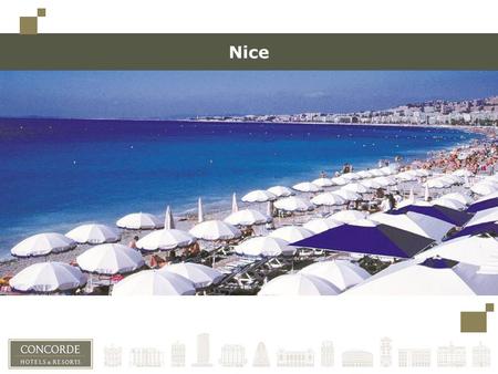 Nice. Nice, a beautiful & sunny city  300 days of sunshine per year  5th biggest city in France  Top tourist city in France after Paris with 4 million.