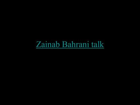 Zainab Bahrani talk. Hamilakis Homo Sacer Those who do not need to be considered: –though he has biological life, it has no political significance This.