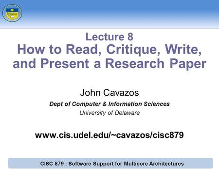 Simon Peyton Jones on “How to Write a Great Research Paper”