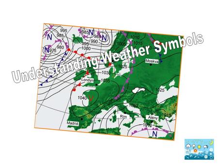 This is an example of a synoptic chart. Weather is recorded on the chart using special symbols, which represent the conditions at weather station at that.
