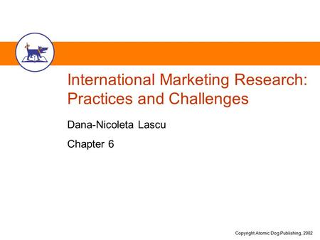 International Marketing Research: Practices and Challenges