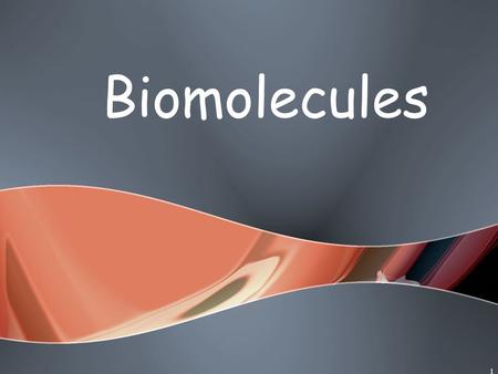 1 Biomolecules. 2 Macromolecules in Organisms There are four major classes of macromolecules found in living things: Carbohydrates Lipids Proteins Nucleic.