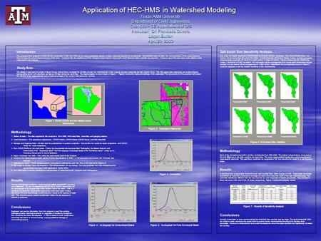 Texas A&M University Department of Civil Engineering Cven689 – CE Applications of GIS Instructor: Dr. Francisco Olivera Logan Burton April 29, 2003 Application.