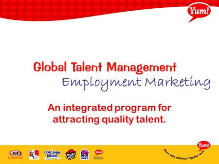 An integrated program for attracting quality talent. Employment Marketing.