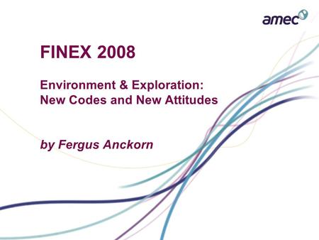 FINEX 2008 Environment & Exploration: New Codes and New Attitudes by Fergus Anckorn.