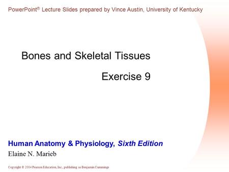 Bones and Skeletal Tissues Exercise 9