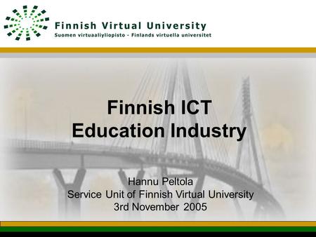 Finnish ICT Education Industry