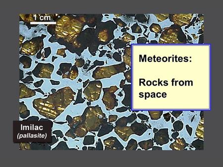 Meteorites: Rocks from space. Leonid meteor shower, 1998 European Fireball Network image Meteoroid Meteor (fireball) Meteorite.