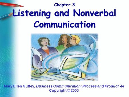 Chapter 3 Listening and Nonverbal Communication