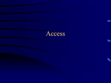 Access. Overview Today we will discuss: –How do we access fields and methods? –Why have access restrictions? –What can have access restrictions? –How.