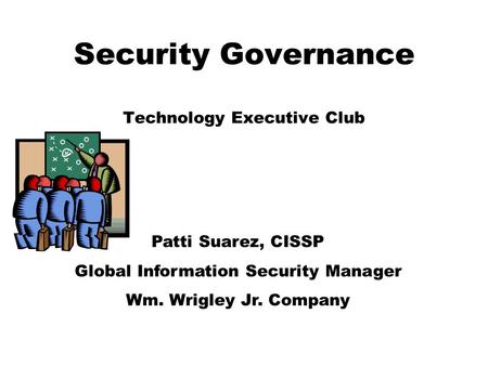 Security Governance Technology Executive Club