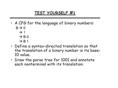 Test Yourself #2 Test Yourself #3 Initial code: a := x ** 2 b := 3 c := x d := c * c e := b * 2 f := a + d g := e * f.