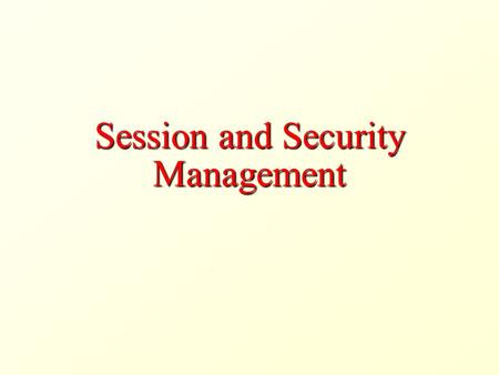 Session and Security Management. HTTP Cookies Cookies Cookies are a general mechanism that server-side applications can use to both store and retrieve.