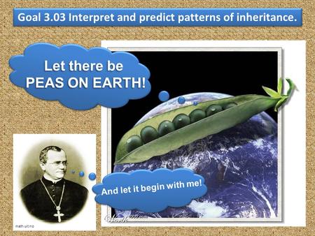 Goal 3.03 Interpret and predict patterns of inheritance.