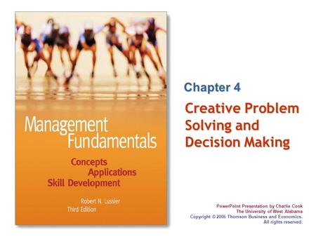 Creative Problem Solving and Decision Making