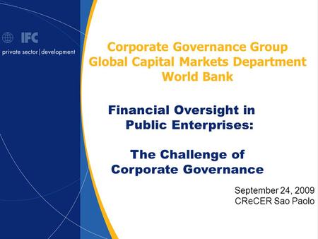 Corporate Governance Group