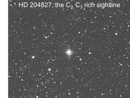 HD 204827, the C 2, C 3 rich sightline. The C 2 Diffuse Interstellar Bands Takeshi Oka Department of Astronomy and Astrophysics And Department of Chemistry.