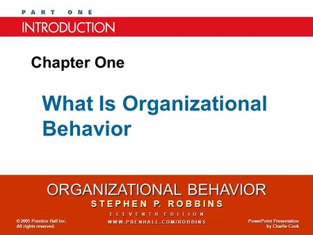 What Is Organizational Behavior