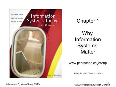 Chapter 1 Why Information Systems Matter