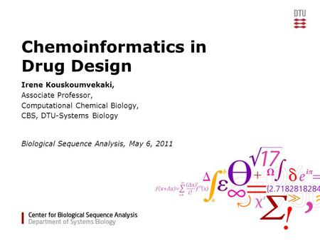 Chemoinformatics in Drug Design