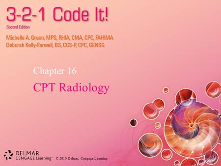 Chapter 16 CPT Radiology.