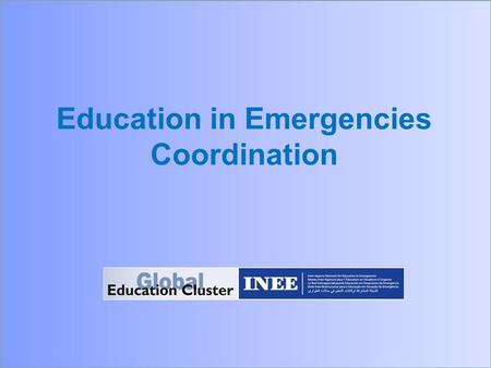 Education in Emergencies Coordination