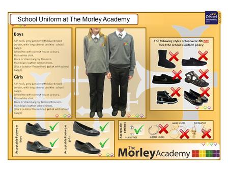 School Uniform at The Morley Academy