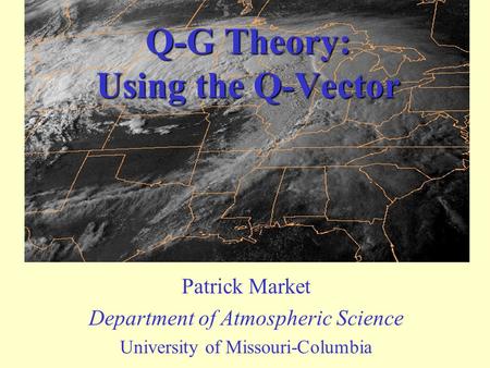 Q-G Theory: Using the Q-Vector