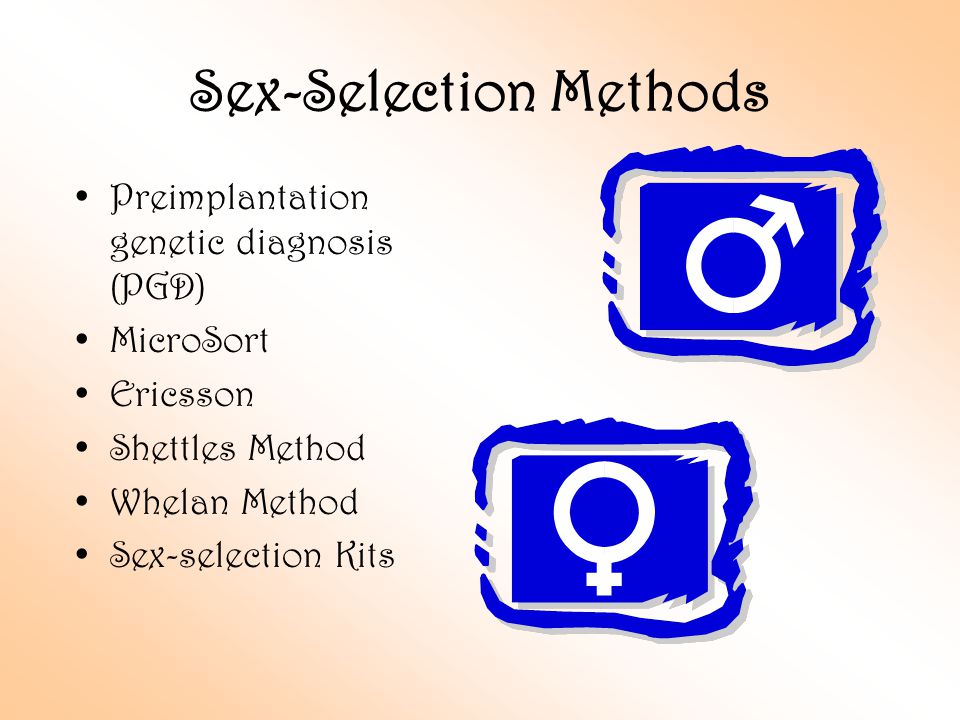 Preimplantation Genetic Diagnosis Sex Selection 31