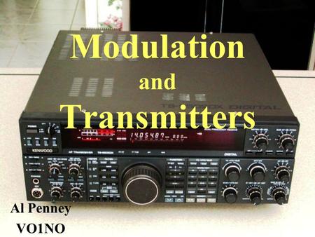 Modulation and Transmitters