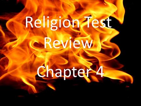 Religion Test Review Chapter 4. Who allowed Christians in the 4 th century to worship openly, hold office and build churches? Constantine.