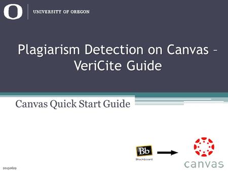 Plagiarism Detection on Canvas – VeriCite Guide