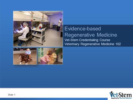 Evidence-based Regenerative Medicine
