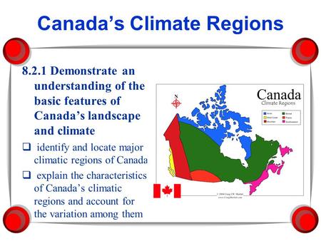 Canada’s Climate Regions