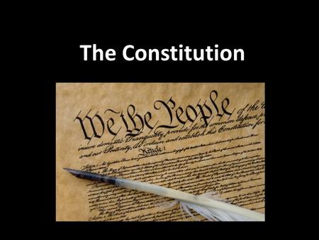 The Constitution. Bell RingerDay 1 Please read the article Meet the Man Who’s Taking a Stand or Victory At Last. Summarize the article in 2 sentences.