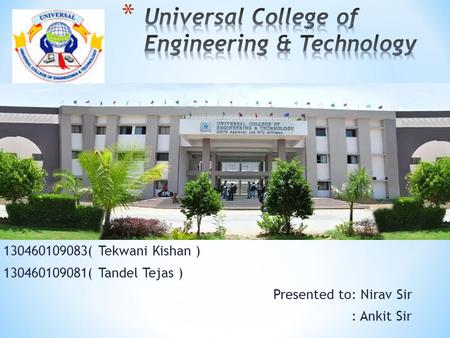 Universal College of Engineering & Technology