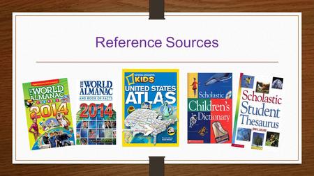 Reference Sources.