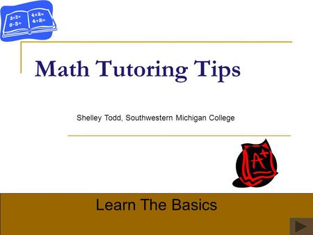Math Tutoring Tips Learn The Basics