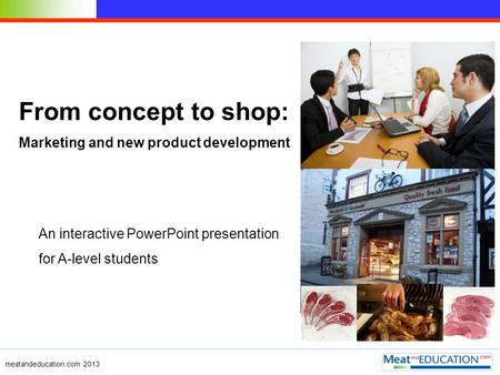 From concept to shop: Marketing and new product development