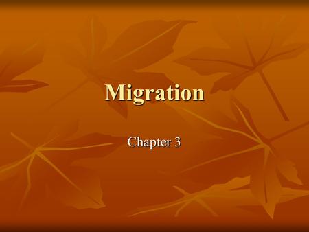 Migration Chapter 3.