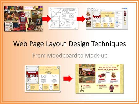 Web Page Layout Design Techniques From Moodboard to Mock-up.