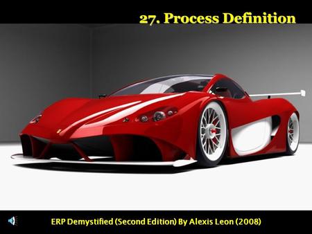 ERP Demystified (Second Edition) By Alexis Leon (2008)